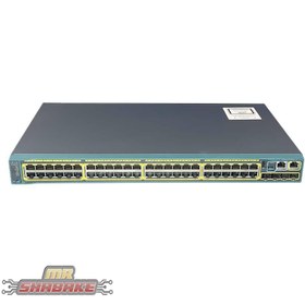 تصویر سوئیچ سیسکو مدل WS-C2960S-48TS-L استوک Cisco WS-C2960S-48TS-L 48Port Switch Stock