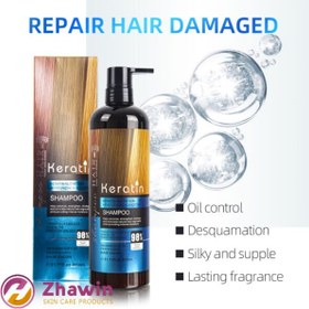 تصویر شامپو کراتین مدل hair shampoo keratin 98% شامپو مو برند متفرقه