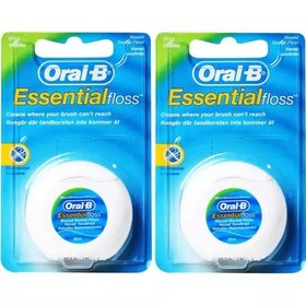 تصویر نخ دندان اورال-بی مدل ESSENTIAL FLOSS - UK بسته 2 عددی 