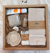 تصویر ست سرویس بهداشتی و حمام شمع و صابون - کد ۳ 