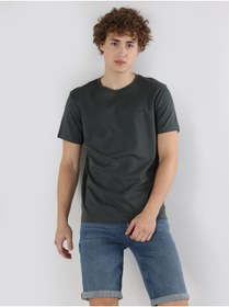 تصویر تی شرت خاکستری مردانه دوچرخه مناسب پایه اصلی Arrasit کوتاه فروخته شده T Shirt کولینز Colin’s 