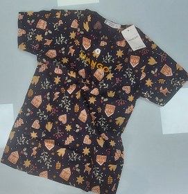 تصویر تیشرت نخی زنانه منگو طرح دار - اسمال S / ۱۵۵۰۰۰ T-shirt Mango