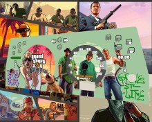 تصویر ورق کیلومتر طرح Gta برای ماشین پراید صبا / پراید انژکتور 