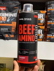 تصویر آمینو گوشت 1 لیتری بادی اتک BODY ATTACK BEEF AMINO LIQUID 1000ml