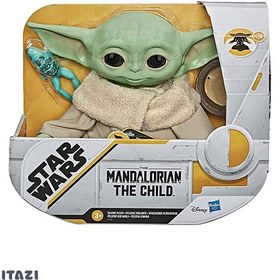 تصویر عروسک سخنگوی بیبی یودا Baby Yoda Star Wars The Child Talking Plush Toy