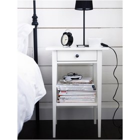 تصویر میز پاتختی برند IKEA مدل HEMNES | خاکستری | 35*46 سانتی متر-ارسال15 الی 20 روز کاری 