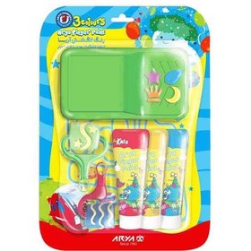 تصویر رنگ انگشتی3رنگ با ابراز آریا 7020*24عدد* 