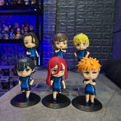 تصویر فیگور چیبی انیمه بلو لاک سایز ۹ سانتی‌متر 