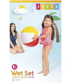 تصویر توپ پنل براق ۵۱ سانتی‌متر برند intex Glossy Panel Ball 51cm