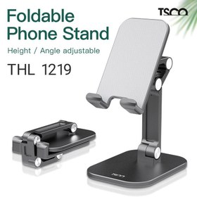 تصویر پایه نگهدارنده گوشی موبایل و تبلت TSCO THL 1219 ا TSCO THL 1219 Mobile And Tablet Holder TSCO THL 1219 Mobile And Tablet Holder