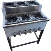 تصویر کته پز پلکانی 6 شعله برند وین شف Six-Burner Step Rice Cooker Win Chef Brand