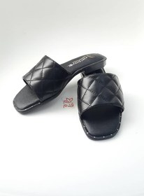 تصویر دمپایی صندل پاشنه تخت برند زرپای کد 589-2 sandal takht