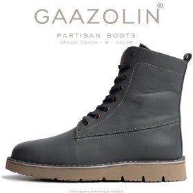 تصویر بوت پارتیزان گازولین طوسی شِبرو – GAAZOLIN Partisan Boots Under Cover W 