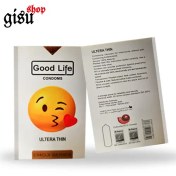 تصویر کاندوم گود لایف(Goodlife)سری ایموجی|مدلUltera Thin Good life ultera thin emojies series