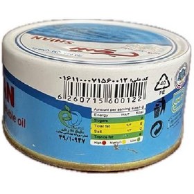 تصویر شیان تن ماهی 180گرم 