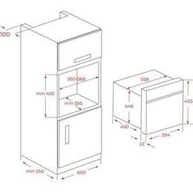 تصویر مایکروویو MWR 32 BI ATB RUSTIC MICROWAVE ANTHRACITE 40586030 Teka 