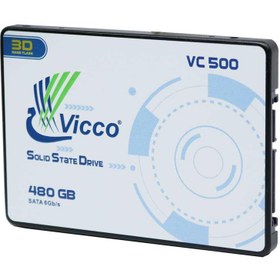 تصویر اس اس دی اینترنال ویکومن مدل VC500 ظرفیت Vicco man VC 500 Internal SSD 480+32 GB