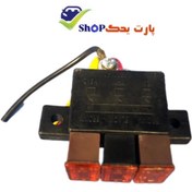 تصویر جعبه فیوز سه تایی داخل موتور پراید سبلان Fuse box for car