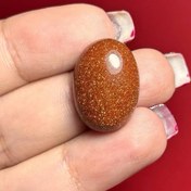 تصویر نگین سنگ دلربای قهوه ای کد 60310 