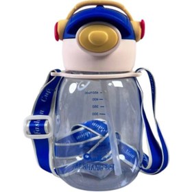 تصویر قمقمه طرح خرس هدست دار 