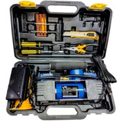 تصویر کمپرسور هوا فندکی و برق شهری دو کاره دو سیلندر ویوارکس 