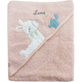 تصویر حوله تن پوش کلاه دار Lama لاما کاکتوس پاپو Papo Towel code:200016