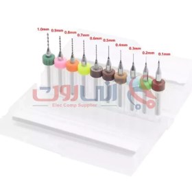 تصویر ست مته مینیاتوری 0.1-1mm 