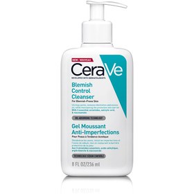 تصویر شوینده سراوی کنترل کننده و ضد لک حاوی سالیسیلیک اسید 236 میل Cerave Blemish Control Cleanser 236ml