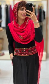 تصویر کمربند سوزندوزی 