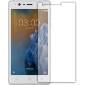 تصویر گلس محافظ صفحه نمایش شیشه ای نوکیا Nokia 3 
