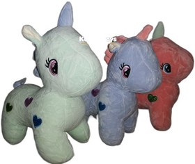 تصویر عروسک پولیشی اسب پونی یونیکورن Pooni unicorn doll