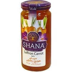 تصویر مربای هویج زعفرانی 310 گرم شانا 