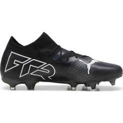 تصویر کفش فوتبال مشکی مردانه Future 7 Match FgAg و چمن مصنوعی 10771502 برند puma Future 7 Match FgAg Men's Black Cleats and Artificial Turf 10771502