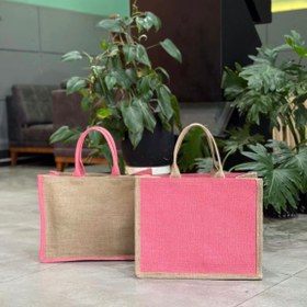 تصویر ساک کنفی لایف استایل life style jute bag