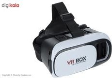 تصویر هدست واقعیت مجازی وی آر باکس مدل VR Box با ریموت کنترل VR Box Virtual Reality Headset With Remote Control