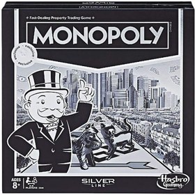 تصویر مونوپولی سیلور هاسبرو Hasbro Monopoly Silver Line 