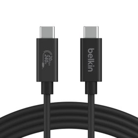 تصویر کابل دو سر تایپ سی بلکین مدل Connect USB4 INZ004 طول 1.2 متر 