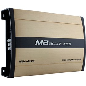 تصویر آمپلی فایر ام بی آکوستیک مدل MBA-6125 ا MB Acoustics MBA-6125 Car Amplifier MB Acoustics MBA-6125 Car Amplifier