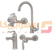 تصویر ست شیرآلات کسری مدل رابین مجموعه 4 عددی 