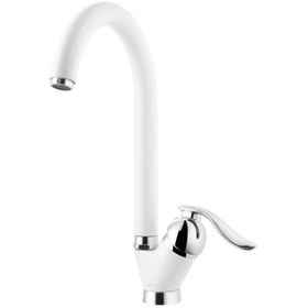 تصویر شیر ظرفشویی پادرا مدل گاما Padra Gamma Model White Golden Dishwashing Faucet