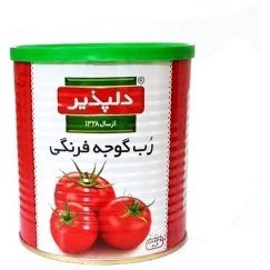 تصویر رب گوجه 800 گرم قوطی کلیددار دلپذیر 
