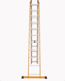 تصویر نردبان ۳۴ پله ۹ متری سه تکه الگانت آلوم پارس 