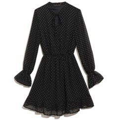 تصویر پیراهن مجلسی آستین بلند زنانه برنس مدل پرنسا 