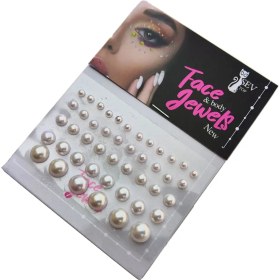 تصویر نگین میکاپ طرح مروارید کد 08 