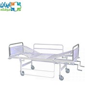 تصویر تخت بیمارستانی ساده با دو جک شرکتی ا Simple hospital bed Simple hospital bed