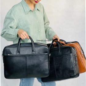 تصویر کیف اداری چرم مدل سروش 