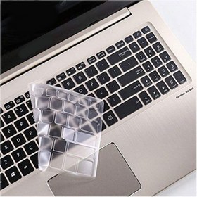 تصویر کاور ژله ای محافظ کیبورد لپ تاپ ۱۵.۶ اینچی Laptop keyboard jelly cover up to 15.6 inches