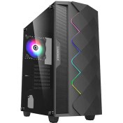 تصویر کیس کامپیوتر گیم مکس GameMax Diamond Black MID TOWER 