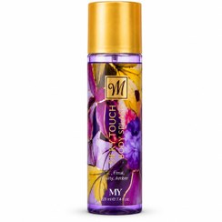 تصویر اسپری زنانه مای مدل Silky Touch حجم ۲۰۰ میلی لیتر با رایحه شیرین و خنک 