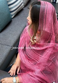 تصویر شال حریر ارگانزا کبریتی - سبز 